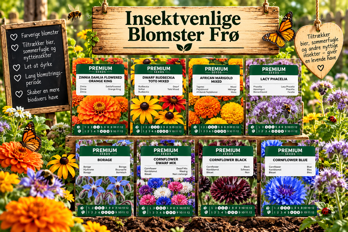 Insekt venlige blomster frø