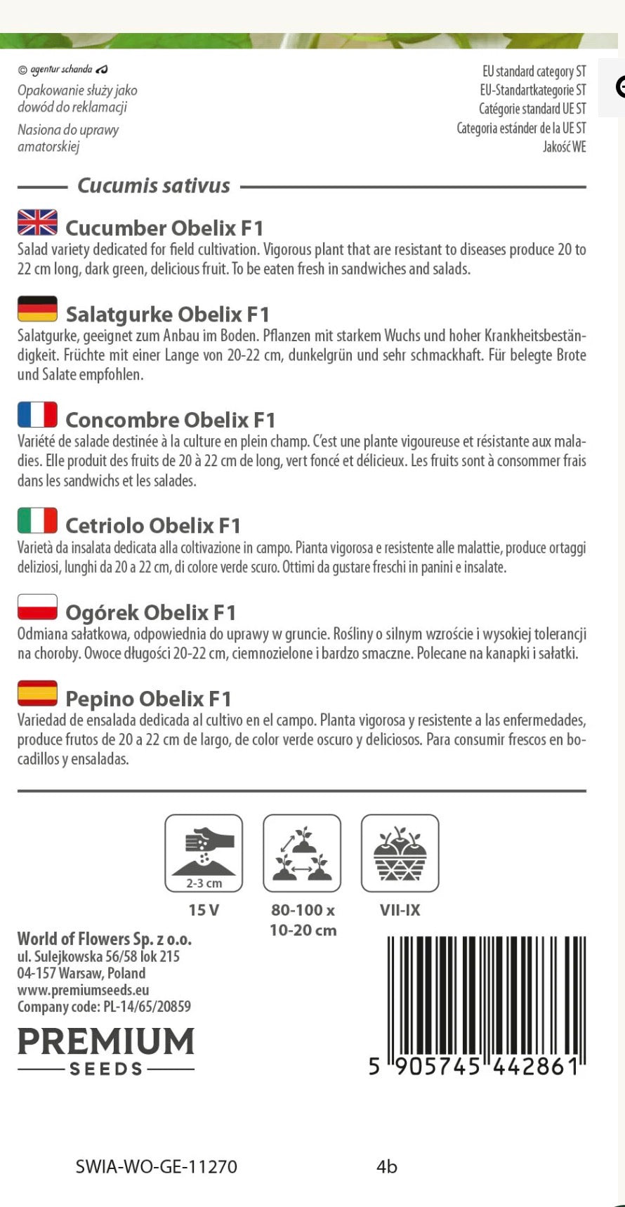 Obelix F1 – frilandsagurk med stort potentiale! 💚