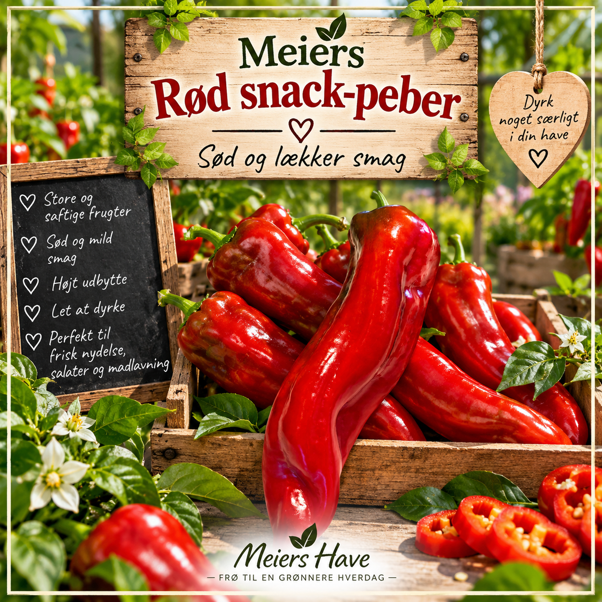 Meiers røde snack-peber