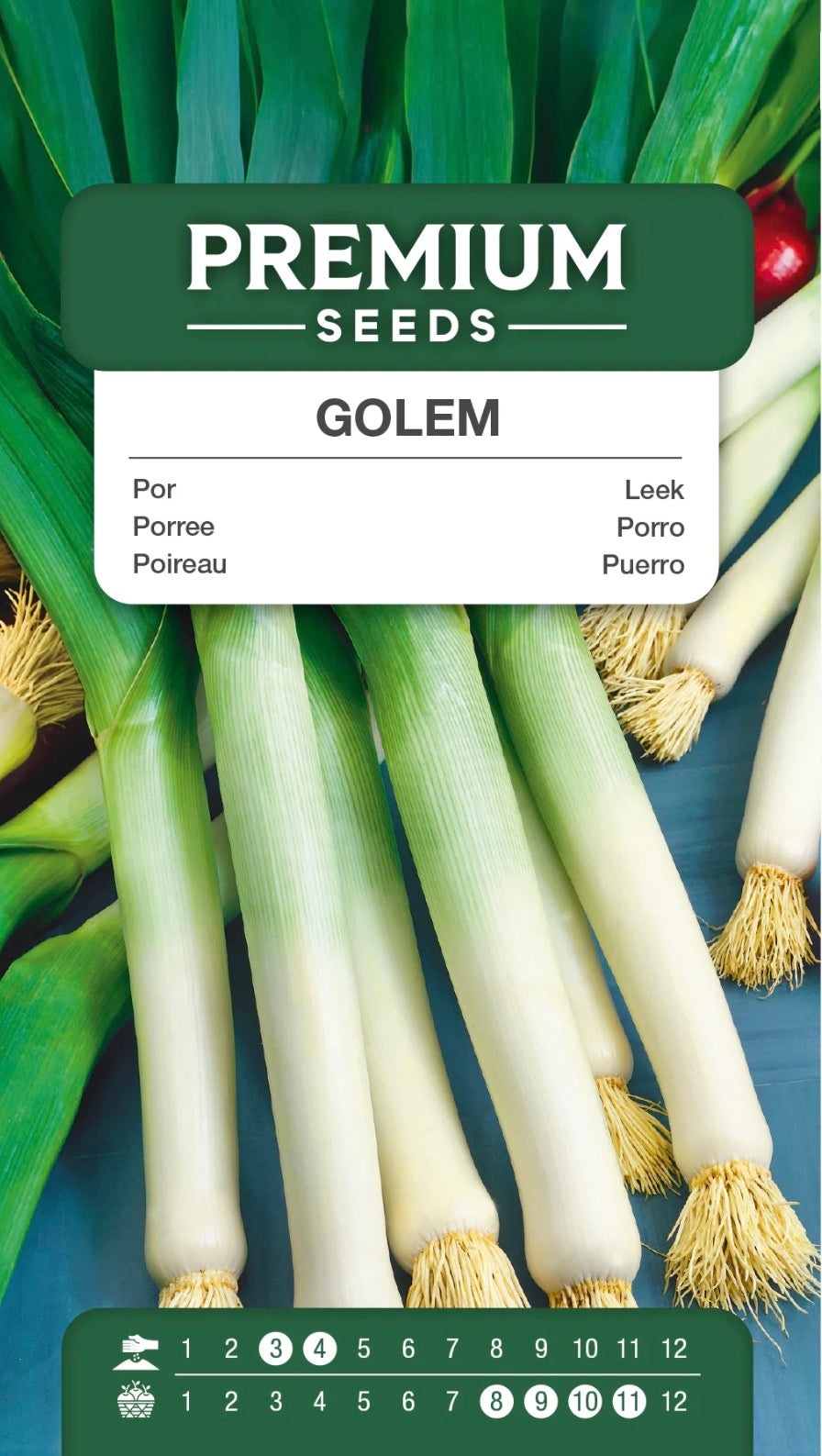 Porrer Golem – Tidlig sommerporre med lange, flotte hvide skafter