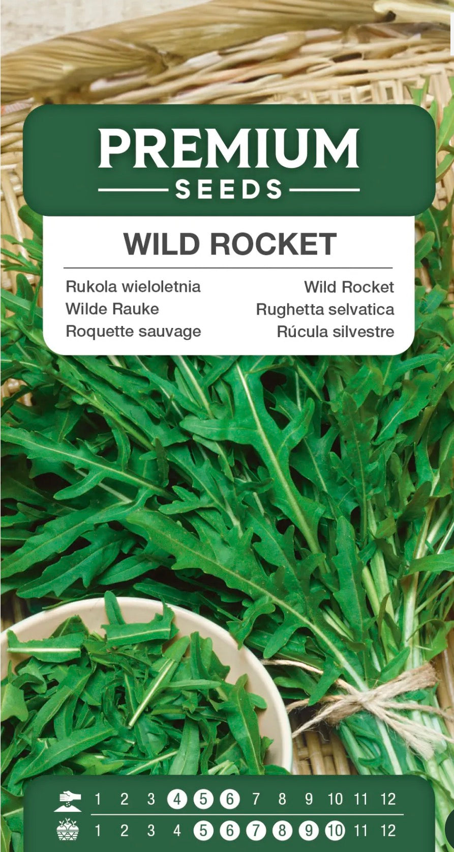 🌱 Vild Rucola – Flerårig og smagfuld salat