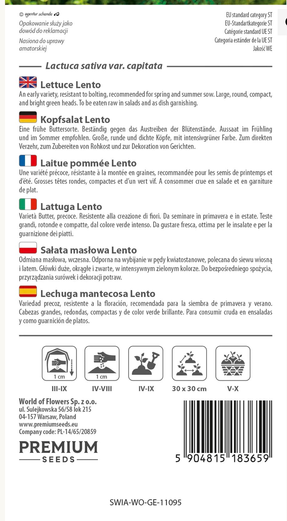 🥬 Salat Lento – Sprød, frisk og stokløbningsresistent
