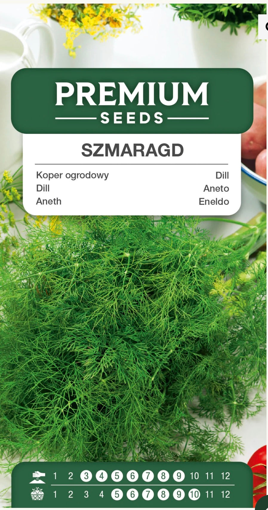 🌿 Dild Szmaragd – Ekstra frodig dild med stort udbytte og fantastisk aroma!