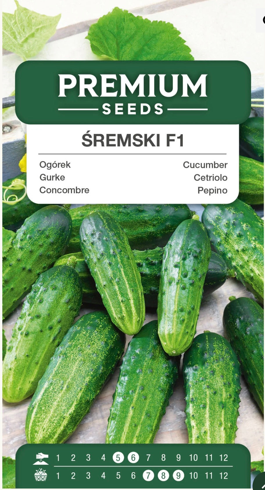 Śremski F1 – Fantastisk produktiv drueagurk (Asier) til syltning! 💚